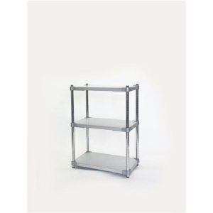 収納棚 3段 H90cm 日本製 耐熱 耐食 長期耐久性 ガルバリウム鋼板製 ガルバシェルフ リビング収納 組立式