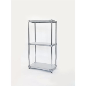 収納棚 3段 H120cm 日本製 耐熱 耐食 長期耐久性 ガルバリウム鋼板製 ガルバシェルフ リビング収納 組立式