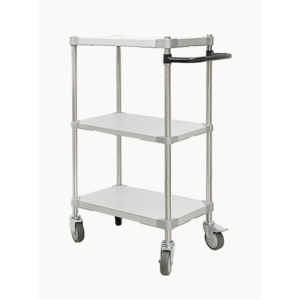 ガルバシェルフワゴン 3段 ポール 900 取っ手付き 日本製 キャスター付き ガルバ シェルフ ワゴン 組立式