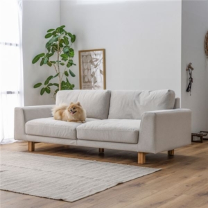 オリオ ソファ ストーン（WH） 組立式 代引不可