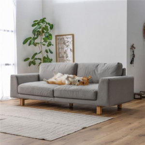 オリオ ソファ スモーキー（GY） 組立式 代引不可