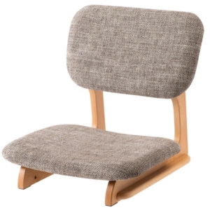 フロアチェア 座椅子 約幅50 奥行56 高さ52 H12cm 木製 天然木