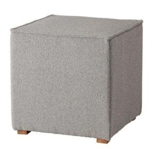 キューブ型 スツール 約 幅40 奥行40 高さ41cm スモキー 置台 インテリア家具 リビング家具