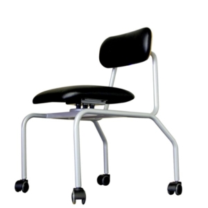 椅子 チェア ソフトグルグキャスター シルバー キャスター付き スタッチェア 2脚セット 代引不可