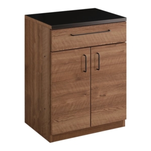 日本製 特殊鋼板を使ったキッチンカウンター 扉収納 約60cm 代引不可