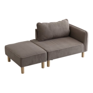 コーデュロイ生地 コンパクトソファ 代引不可