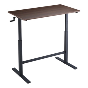 手動式昇降テーブル ウォールナット 代引不可