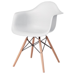 パーソナルチェア リビングチェア 2脚セット 肘付き 木製 スチール アームチェア 組立品 リビング ダイニング