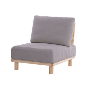 アームレスソファ GRY 組立式 代引不可