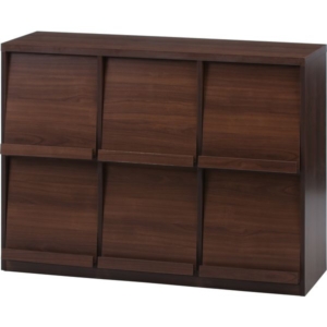 ディスプレイラック 約120cm幅 BR ミディアム 組立品 代引不可