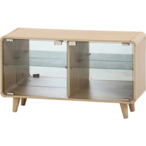 コレクションシェルフ クレール ワイド オーク 組立品 代引不可