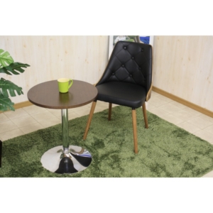 ダイニングチェア 合成皮革 合皮 木製フレーム ミッドセンチュリー風 リビングチェア 在宅ワーク 代引不可