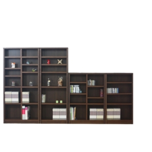 ブックシェルフ 本棚 可動棚板2枚付き 雑誌 A4サイズ収納可 木目調 日本製 完成品 リビング 書斎 子供部屋 代引不可