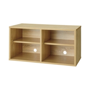 アスカ 組立式木製収納ボックス ワイド本体(扉無し) B980 1台