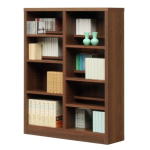 ブックシェルフ 本棚 可動棚板12枚付き 雑誌 A4サイズ収納可 木目調 日本製 完成品 リビング 書斎 子供部屋 代引不可