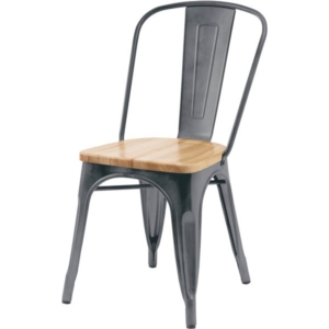 チェア シルバー （約W43 D52 H83.5 H44.5cm） 完成品