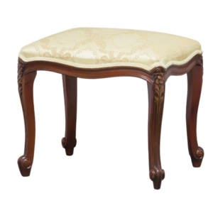 アンティーク調猫足/腰掛椅子 木製 『フランシスカ』 高さ45cm 完成品