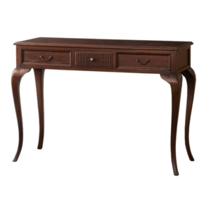 猫足コンソールテーブル/飾り棚 木製 引き出し付き 『ウェール』 アンティーク調家具 完成品