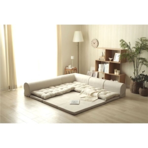 マット・クッション付ソファ5点セット 代引不可