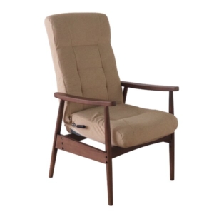 リクライニングチェア オーカー(サンド色) 組立品 代引不可