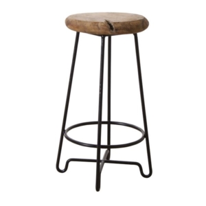 カウンターチェア ハイチェア 幅40cm 木製 アイアン ハイ TTF-905B リビング ダイニング 店舗 飲食店 インテリア家具