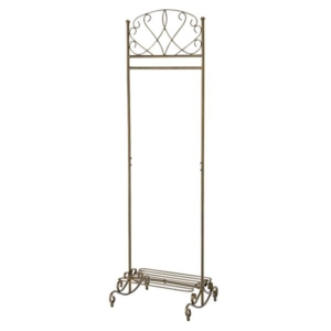 ハンガーラック 衣類収納 スチール製 棚付き セレスティア リビング ベッドルーム インテリア家具 プレゼント