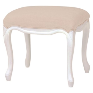 スツール 約幅47 奥行36 高さ45cm 木製フレーム アンティーク調 姫系 ハンプトンシリーズ リビング ダイニング 代引不可