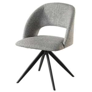 回転チェア 約W50 D55 H78 H45cm ライト 回転式 組立式