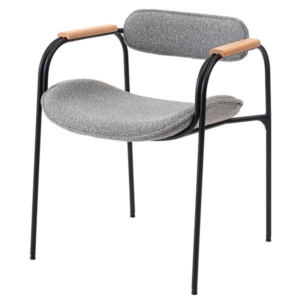 アームチェア 約W56.5 D56 H71 H47cm ライト 組立式