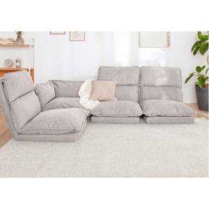 リクライニングフロアソファ ハニカム TB／GR