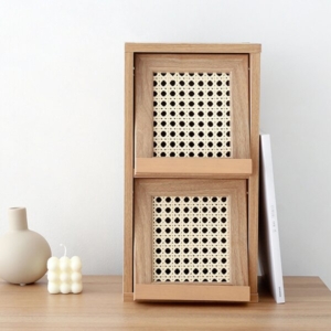 BENTANラタン調 2枚扉 組立品