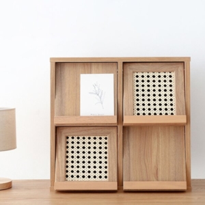 BENTANラタン調 4枚扉 組立品