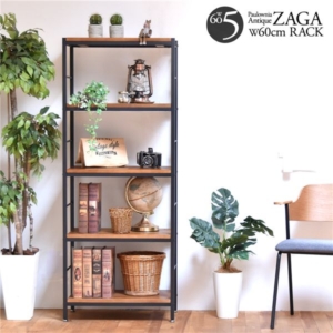 5段パイプラック 組立品 代引不可