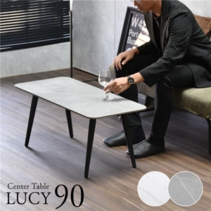 センターテーブル 約W90 D40 H38.5cm 組立品 代引不可