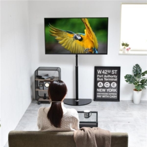 テレビスタンド 約W55 D38 H136cm 組立品 代引不可