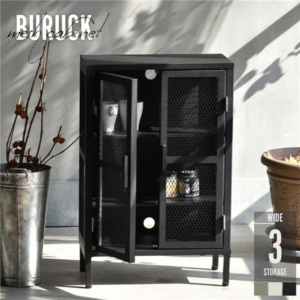 ワイドメッシュキャビネット 3段 組立品 代引不可