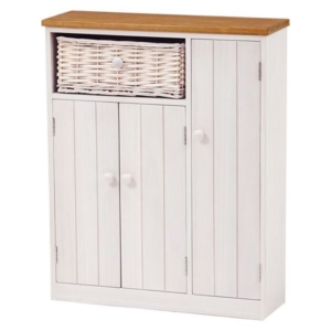 トイレラック トイレ収納 スリム 扉 バスケット収納付き 木製 お手洗い 御手洗 収納家具 収納用品 代引不可