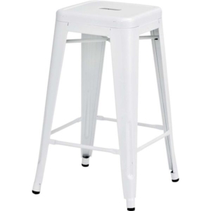 カウンターチェア ハイチェア 幅41cm 4脚セット スチール製 スタッ可 クレールハイスツール リビング