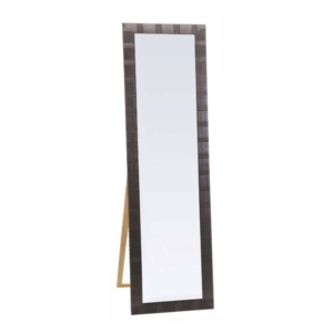 ウォールミラー 全身姿見鏡 壁掛け用 ミラー 4尺スタンド付 飛散防止付 DARK BACK 日本製 HJ Hand made in Japan