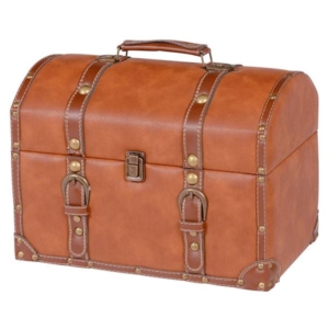 トランク型 収納ケース 収納ボックス 合皮 リビング収納 インテリア家具 什器 備品 代引不可