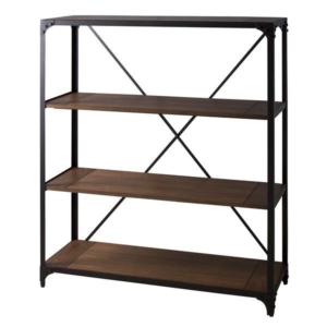 収納棚 リビング収納 3段 スチールフレーム アジャスター付き ワイドラック リビング 店舗 インテリア家具