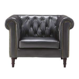 ソファー パーソナルチェア 幅99cm 脚付き 肘付き 合成皮革 合皮 姫系 フェリーニ リビング ダイニング 代引不可