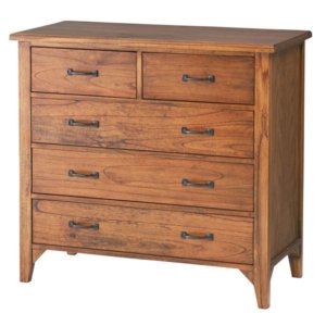 チェスト 収納棚 4段 木製 取っ手付き アンティーク調 ティンバー リビング ダイニング ベッドルーム