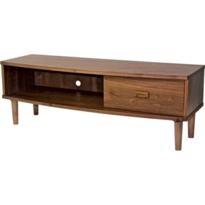 テレビ台 テレビボード 幅120cm ウォールナット 木製 収納付き 脚付き トムテ リビング ダイニング インテリア家具