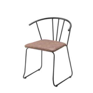 パーソナルチェア リビングチェア 2脚セット 肘付き スチールフレーム ソフトレザー アームチェア リビング