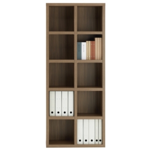 フナモコ ラチス シェルフ 幅75 高さ180cm リアルウォールナット FBD-75T 日本製 代引不可