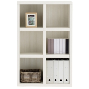 フナモコ ラチス ミドルタイプシェルフ 幅75 高さ114cm ウッド FHS-75 日本製