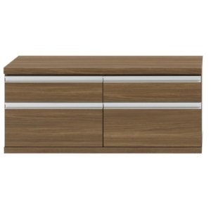 フナモコ ラチス ローチェスト 幅110 高さ48cm リアルウォールナット FD-110S 日本製