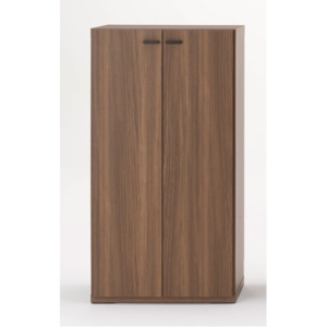 フナモコ リビングシェルフ 扉付き リアルウォールナット KFD-60 完成品 日本製