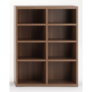 フナモコ リビングシェルフ 幅90 高さ113.8cm リアルウォールナット FD-90 完成品 日本製